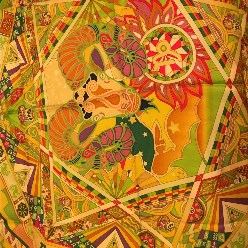 100% Silk Zodiac Scarf
